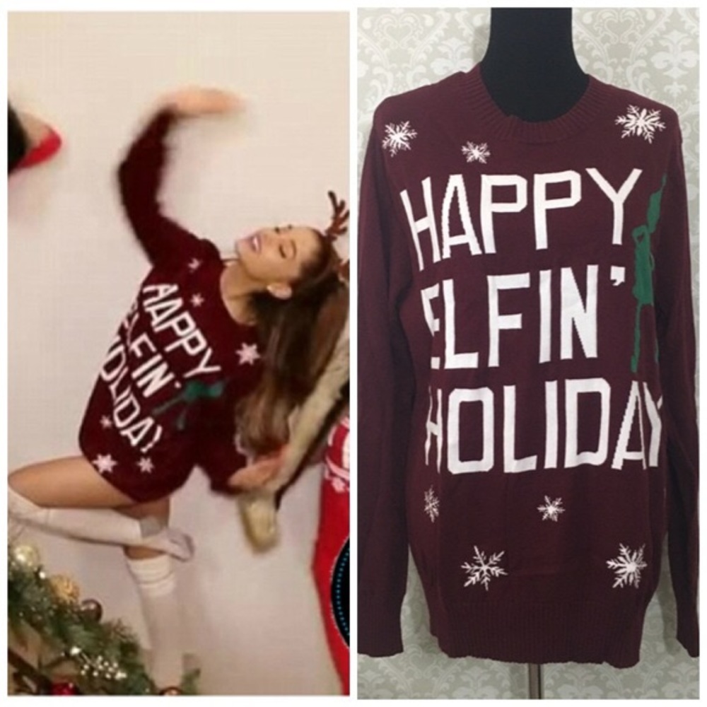 Happy Elfin Holiday Sweater
